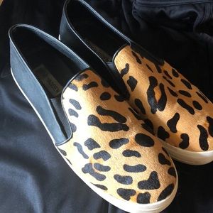 Steve Madden leopard slip ons